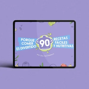 Porque comer es divertido, 90 recetas fáciles y nutritivas